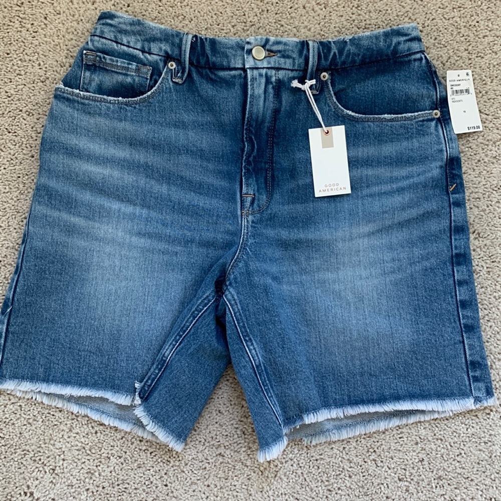 NWT Good American Jean Shorts